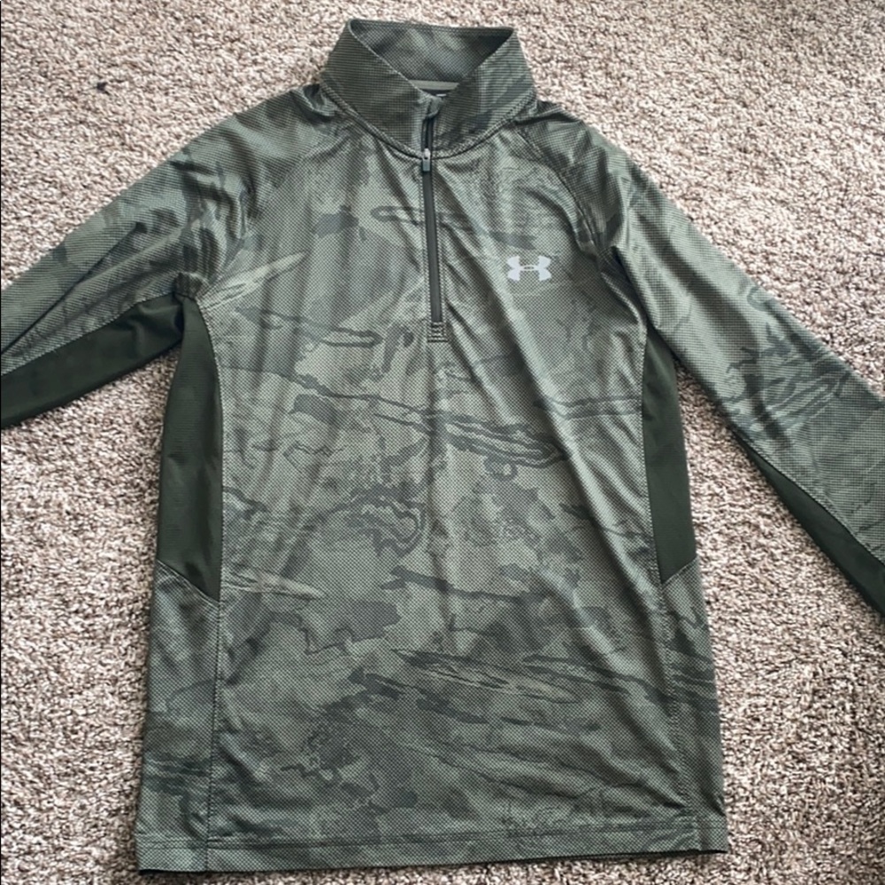Under Armor Quarter Zip Camouflage Pullover